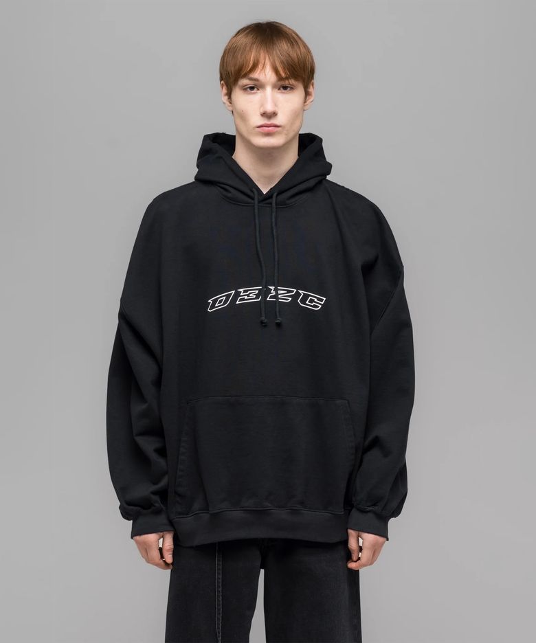 (U) 헨젤 앤 그레텔 오버사이즈드 후디 워시드 블랙 HANSEL AND GRETEL OVERSIZED HOODIE WASHED BLACK