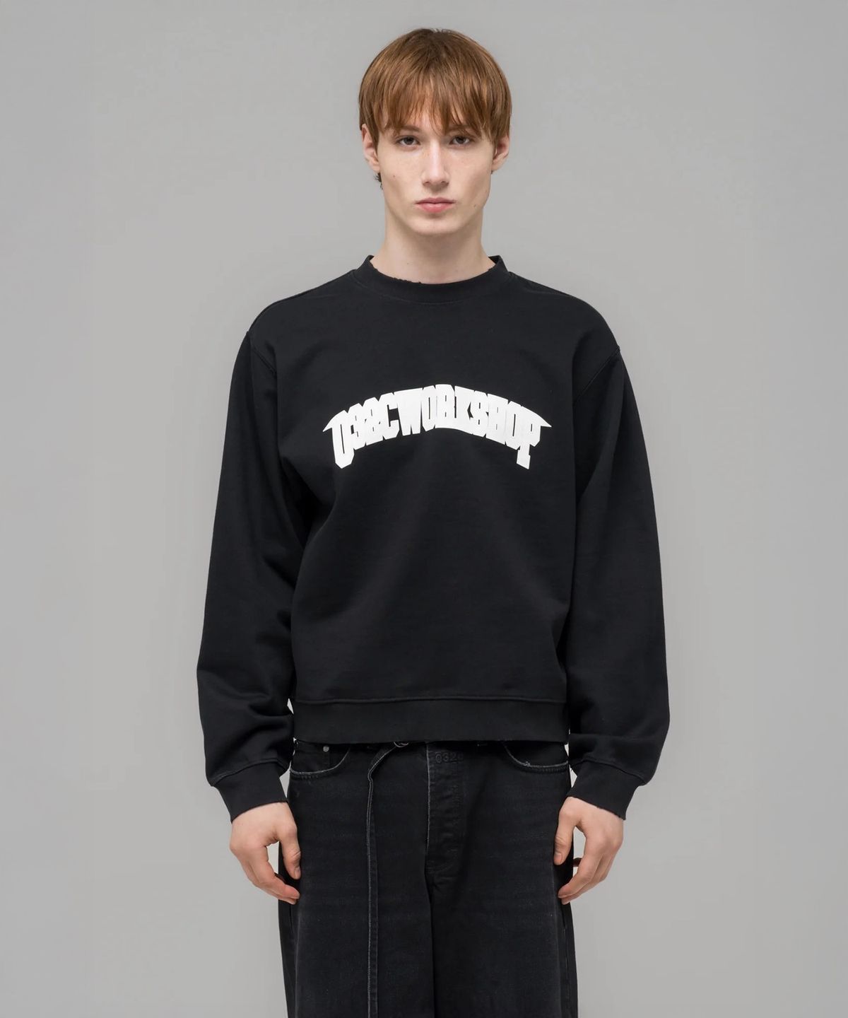 032씨(032C) (U) 원 달러 빌 크루넥 워시드 블랙 ONE DOLLAR BILL CREWNECK WASHED BLACK