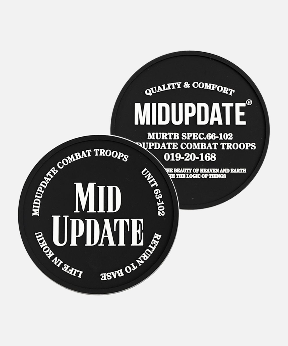 미드업데이트(MIDUPDATE) MIDUPDATE RUBBER COASTER_2color