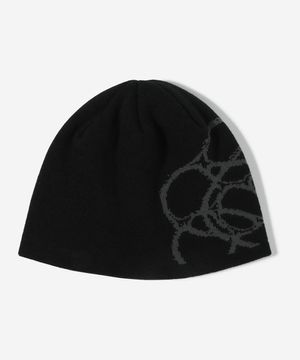 DEV:8 GRAPHIC KNIT BEANIE_BLACK