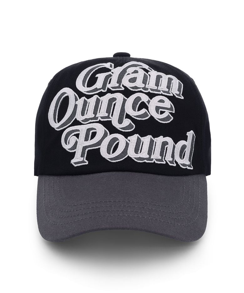 70S LOGO 6-PANEL CAP Two Tone Black