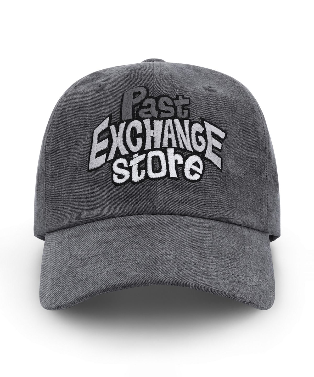 그램 아운스 파운드(GRAM OUNCE POUND) PX Wave Logo 6-Panel Cap Pigment Charcoal