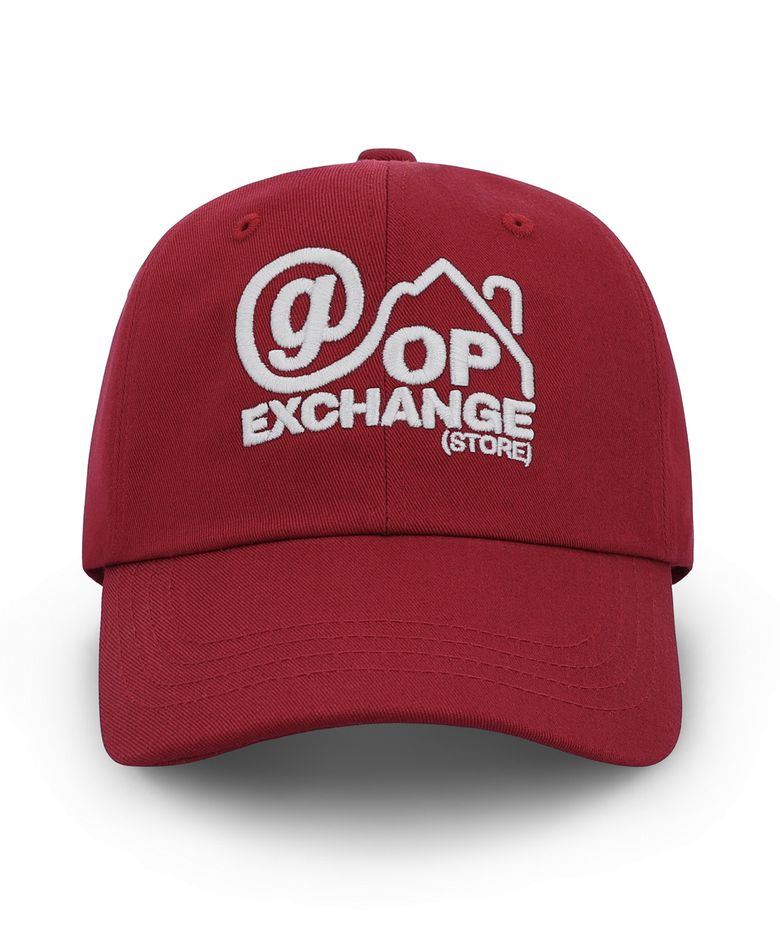 Trade House 6-Panel Cap Red