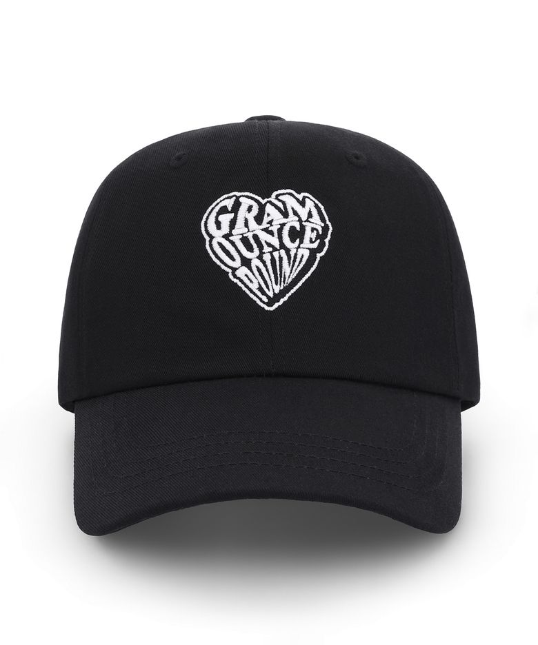 Melted Heart 6-Panel Cap Black