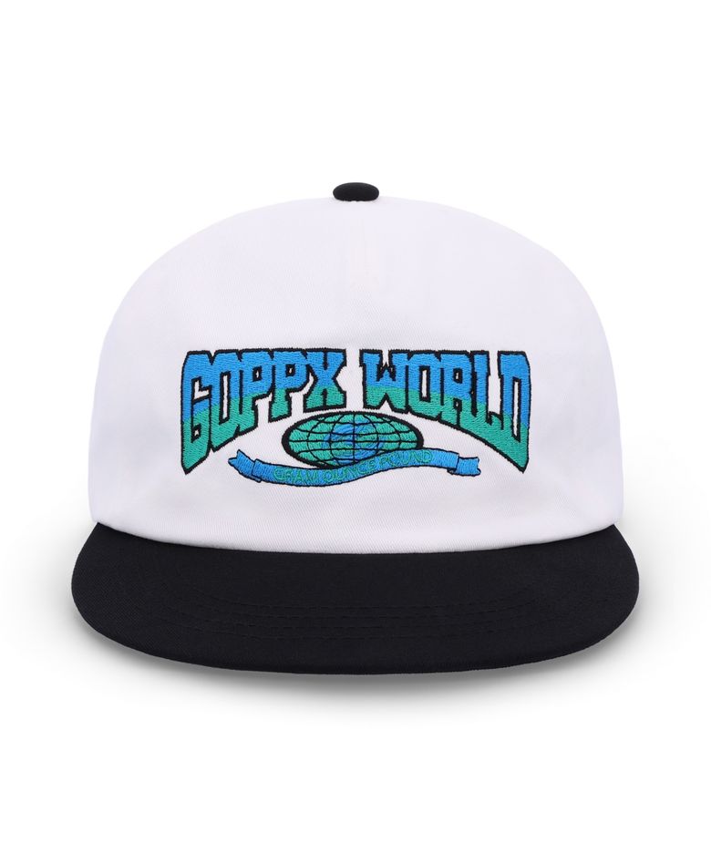 GOPPX World Two Tone 5-Panel Cap White