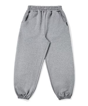 세미 벌룬 조거핏 트레이닝 밴딩 팬츠 (그레이)