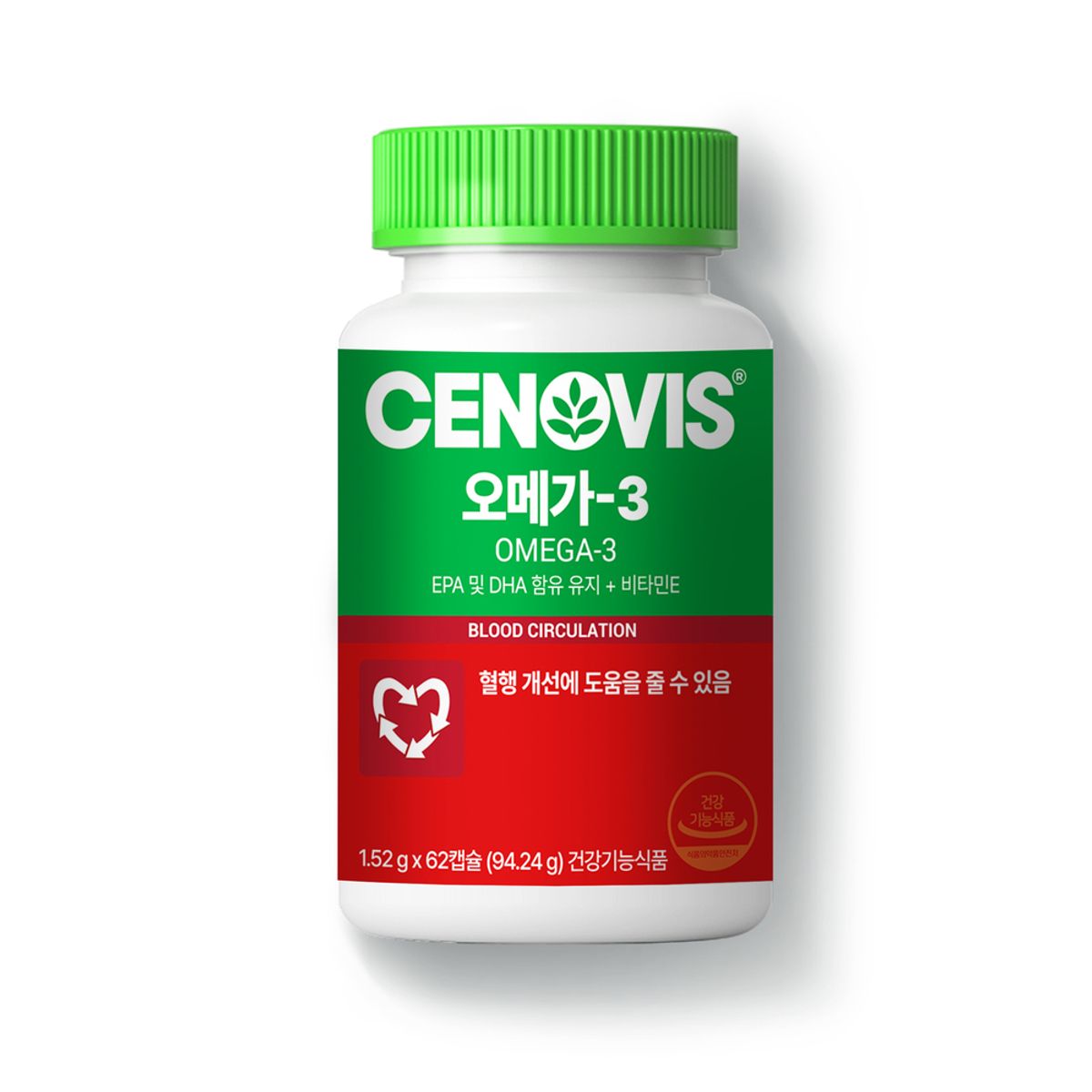 세노비스(CENOVIS) 세노비스 오메가3 (62캡슐/31일분)