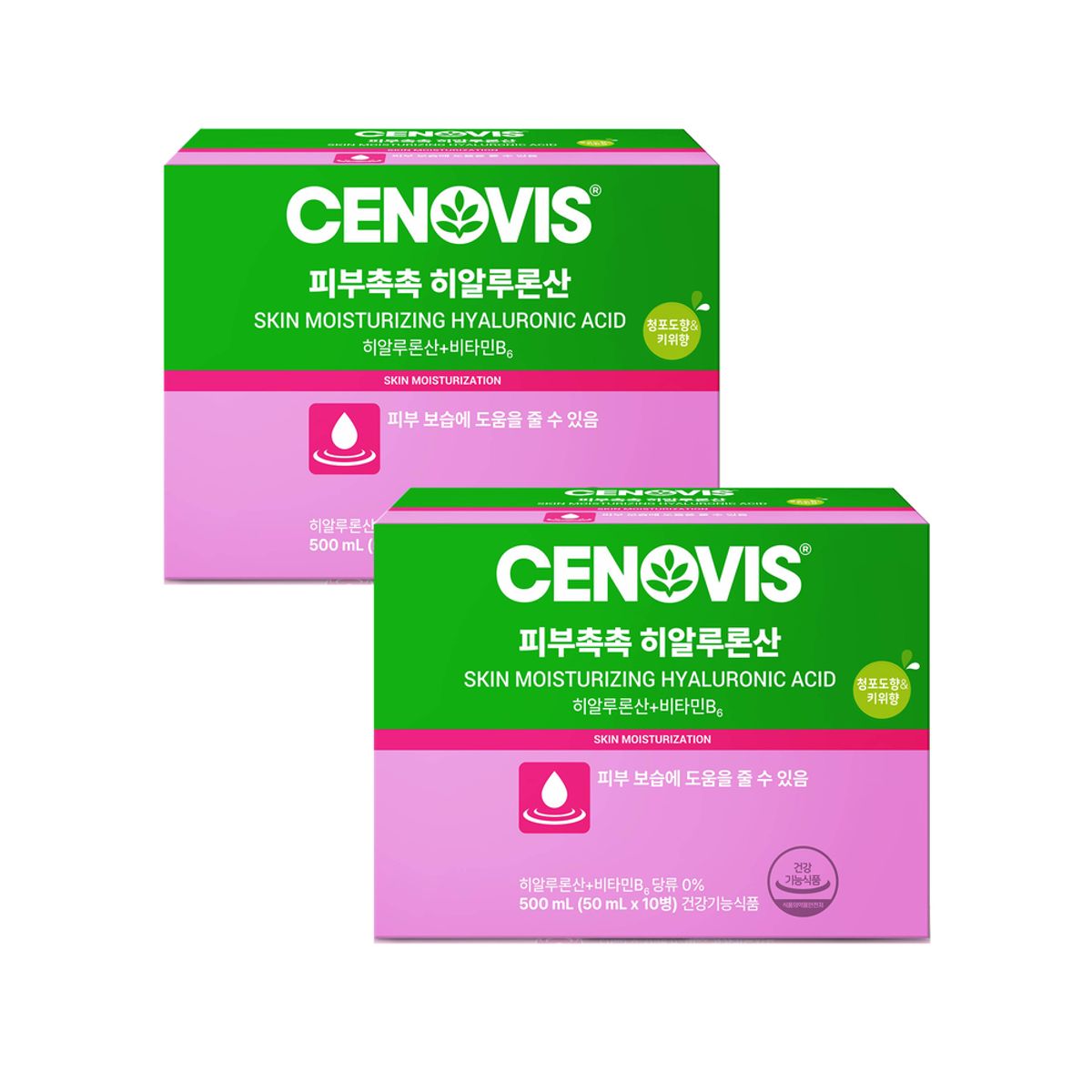 세노비스(CENOVIS) 세노비스 피부촉촉 히알루론산 + 비타민B6 (10병/10일분) x 2개
