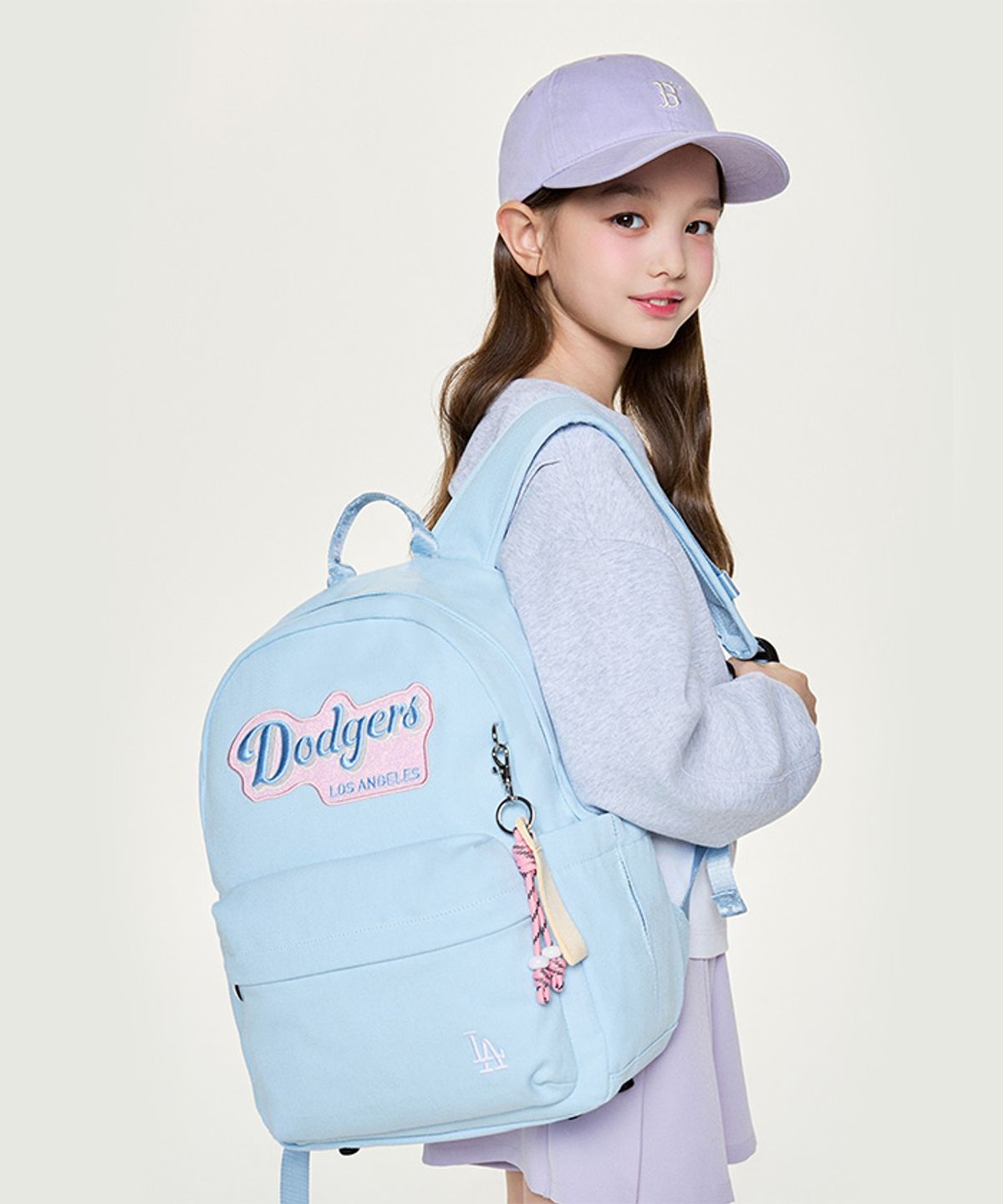 엠엘비 키즈(MLB KIDS) 걸즈 스트릿 백팩 LA (L.Blue)