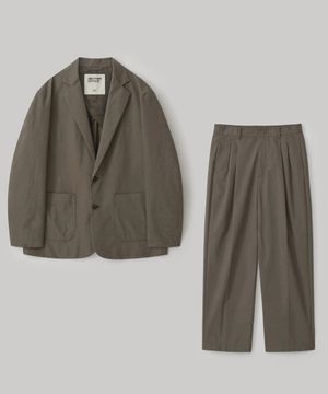 Bonjour Single Jacket Set-Up (Taupe - gray)