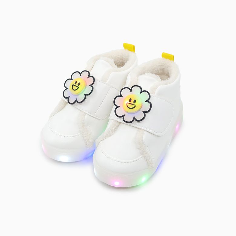 폼폼데이지LED털운동화