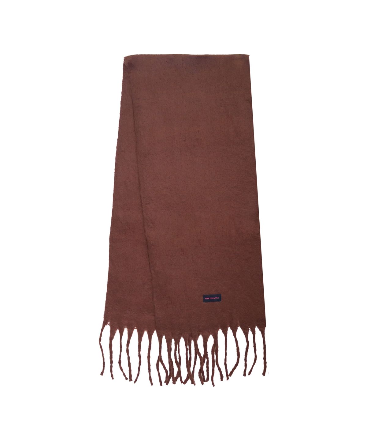 핑크파인애플(PINK PINEAPPLE) SOFT BIG BASIC MUFFLER_BROWN
