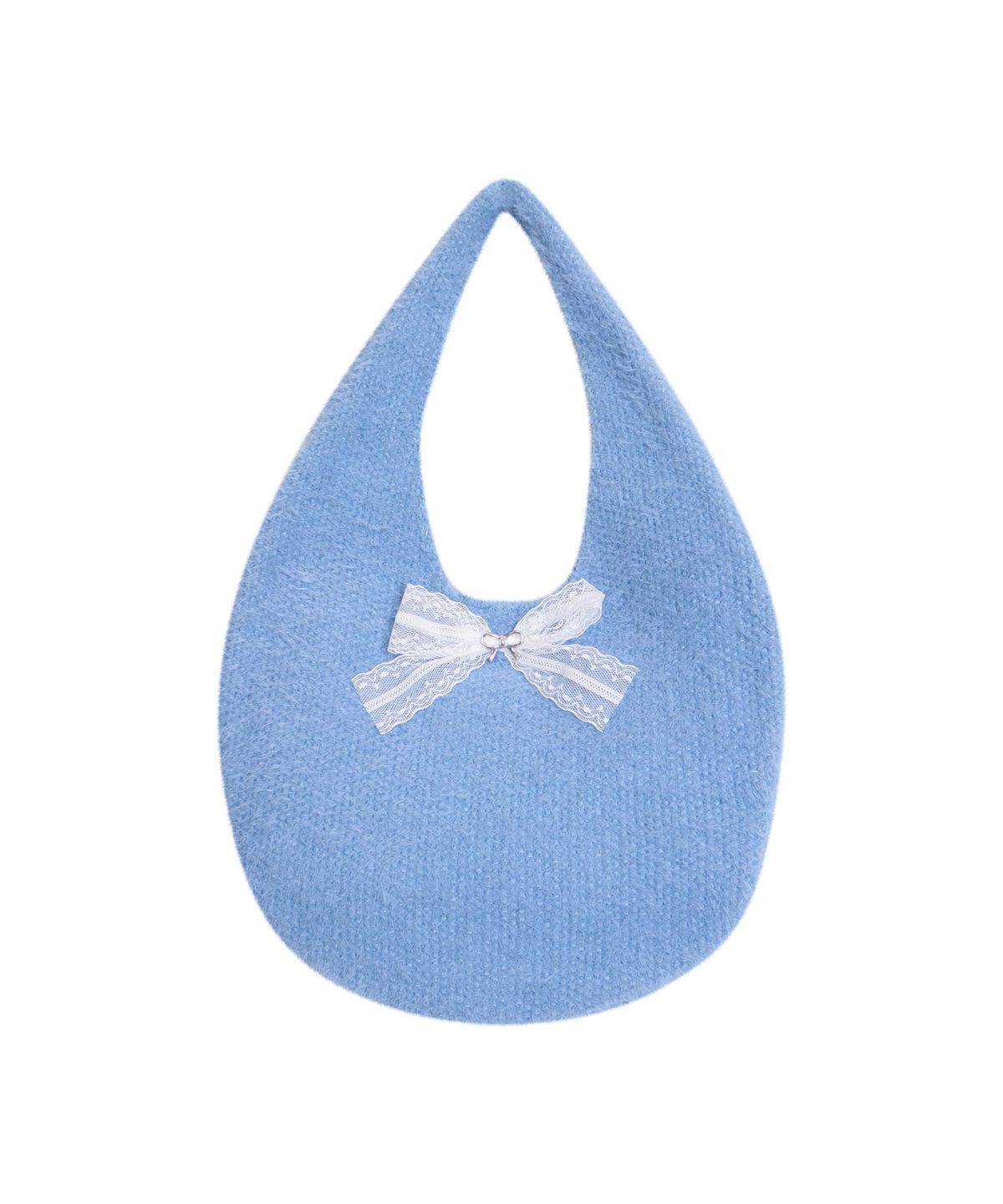 핑크파인애플(PINK PINEAPPLE) SWEET KNITTING MINI BAG_BLUE