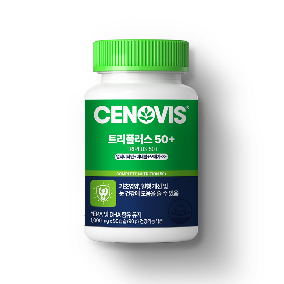 세노비스(CENOVIS) 세노비스 트리플러스 50+ 멀티 비타민 미네랄 오메가3 (90캡슐/30일분)