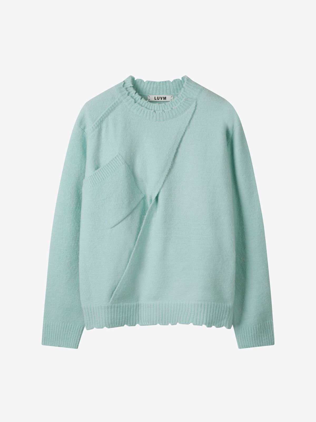 엘유브이엠(LUVM) OVERSIZE KNIT PULLOVER_MINT