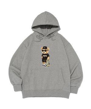 스트릿 베어 그래픽 후드 (그레이)