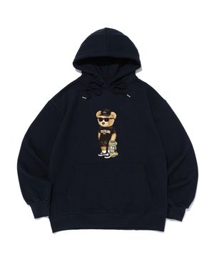 스트릿 베어 그래픽 후드 (네이비)