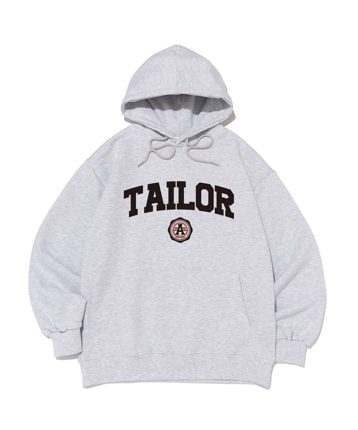 테일러 스튜디오(TAILOR STUDIO) [기모/NO기모] 시그니처 심볼 로고 후드 (라이트그레이)