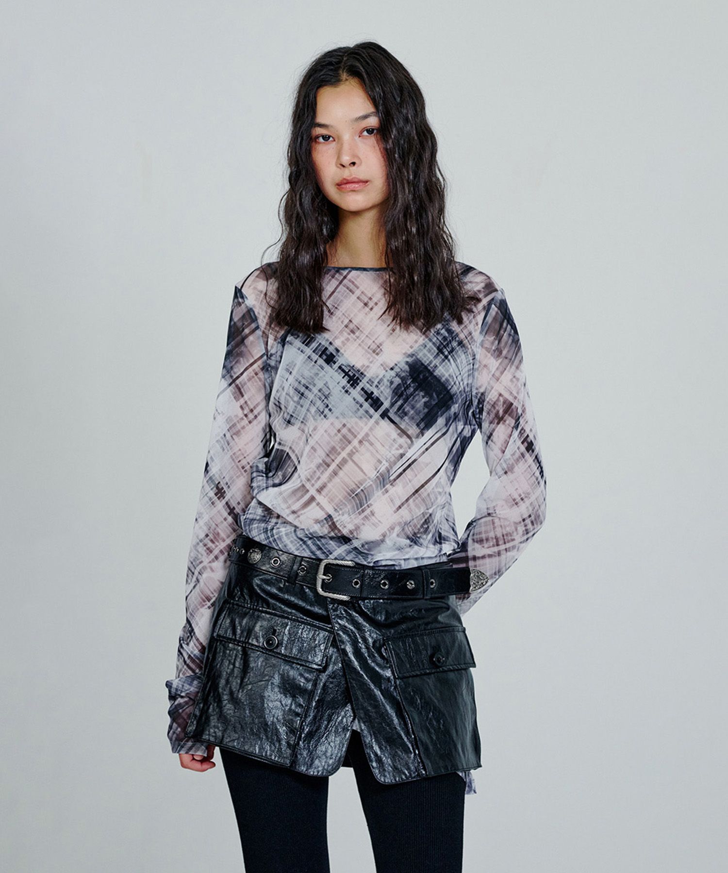 Funk Mesh Top - Gray source detail 60