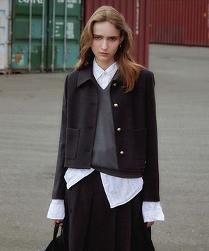 라비 울 크롭 자켓 JWJKPK4000