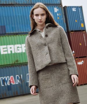 벨라 크롭 울 자켓 JWJKPK4100