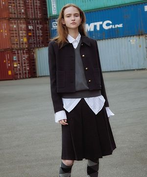 라비 플리츠 스커트 JWSKPK4000