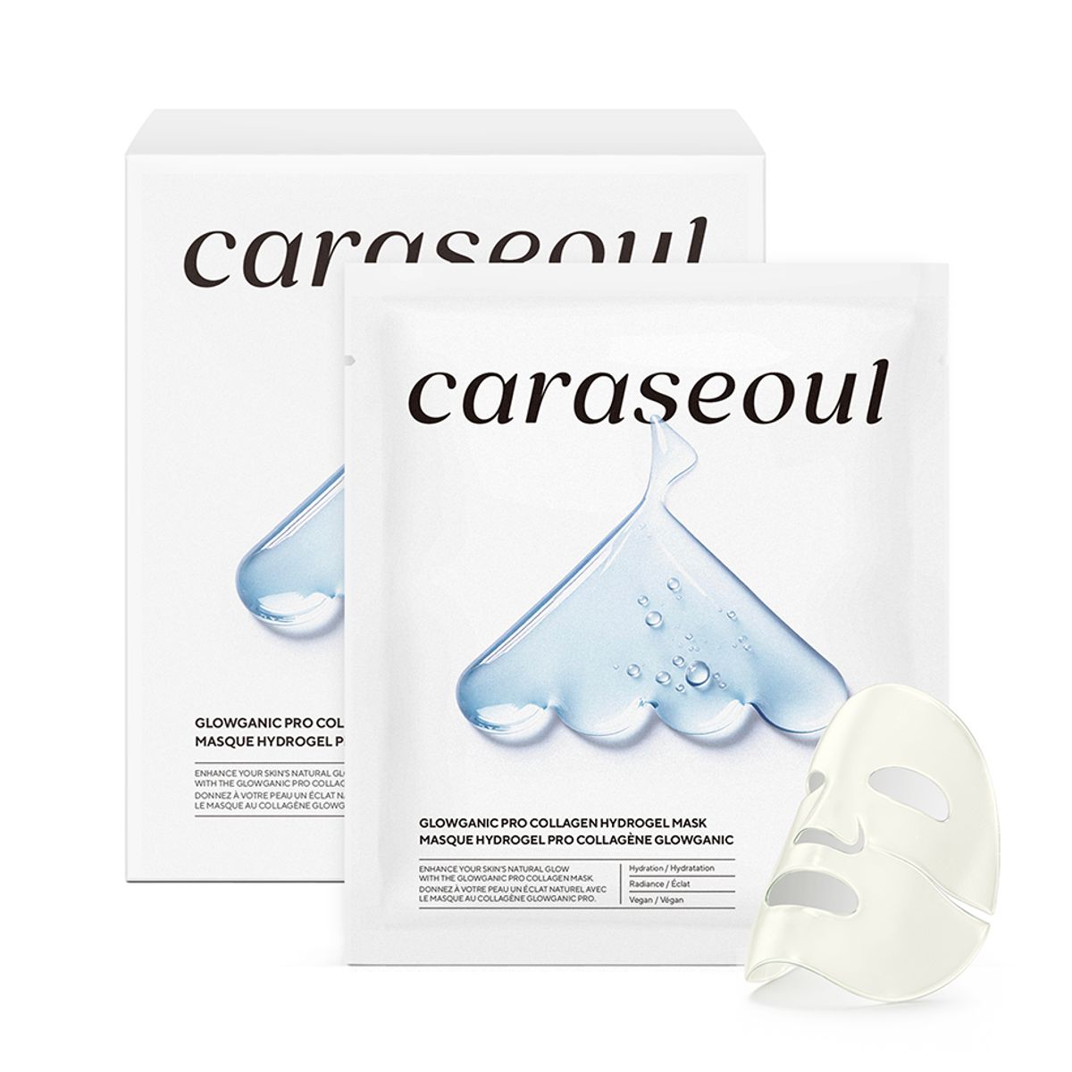 카라서울(CARASEOUL) 글로우가닉 프로 콜라겐 하이드로겔 마스크