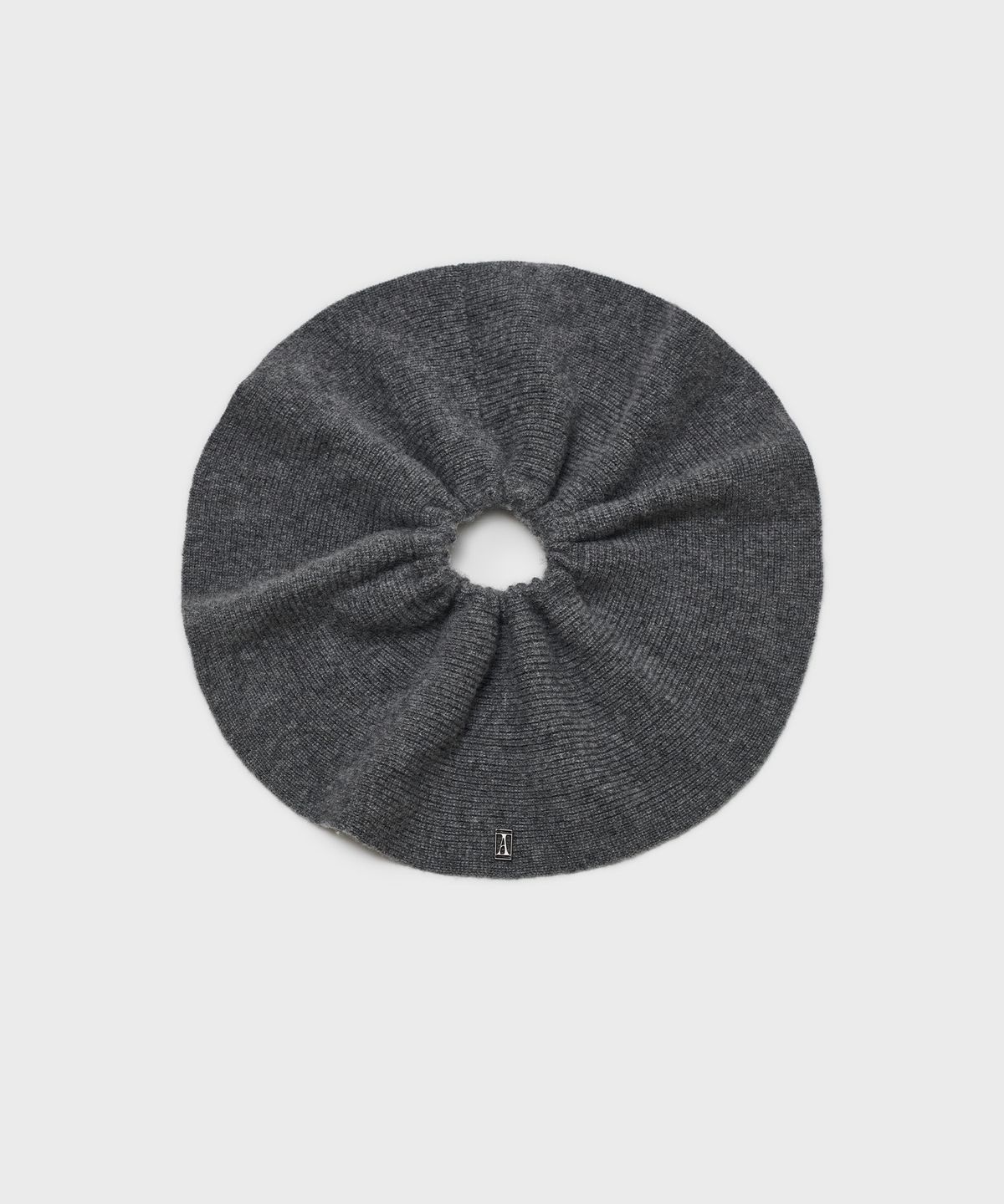 더애틋(THE AÉTUT) Cashmere Double Layer Knit Scrunchie_Grey