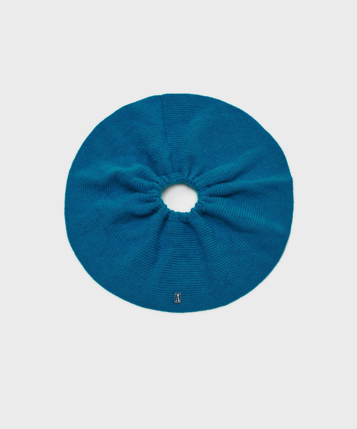 더애틋(THE AÉTUT) Cashmere Double Layer Knit Scrunchie_Blue