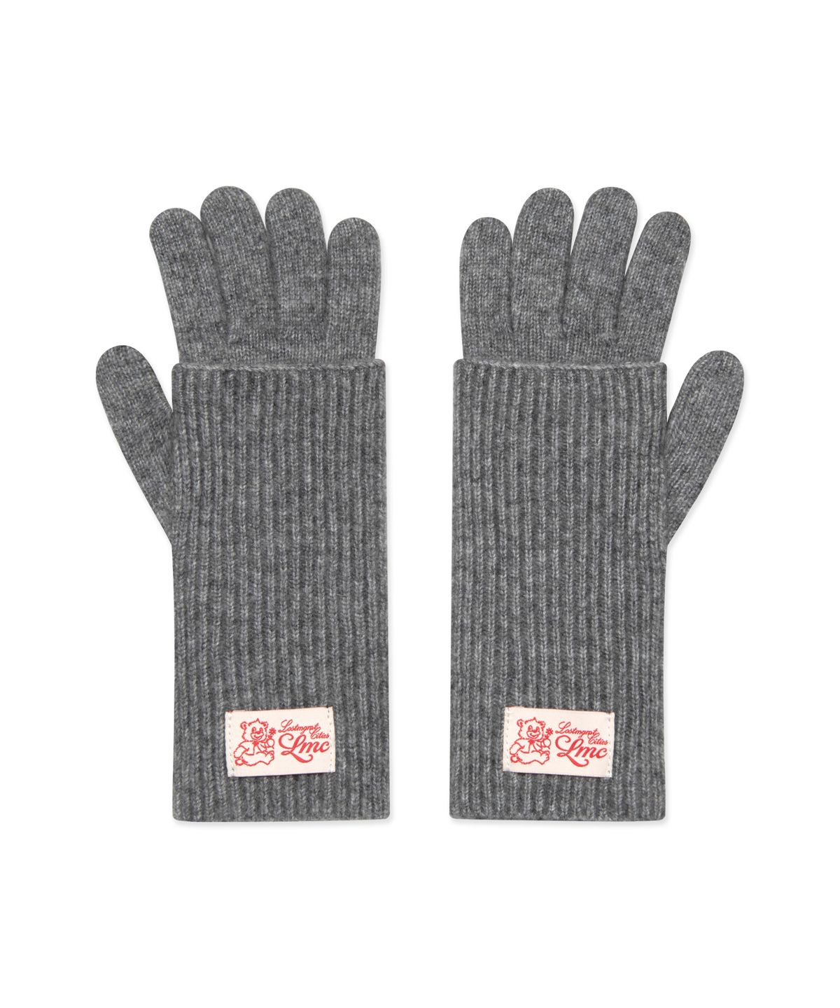 엘엠씨(LMC) LAYERED KNIT GLOVES gray