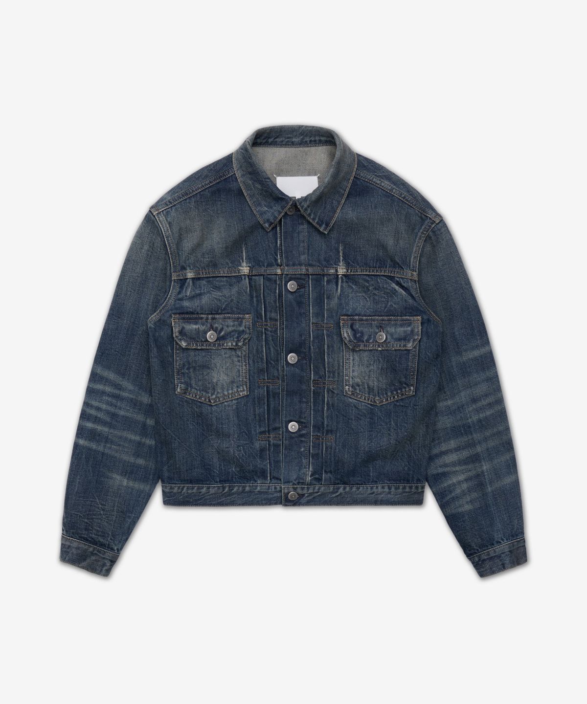 메종 마르지엘라(MAISON MARGIELA) 더블 포켓 데님 재킷 - 블루 / S29AM0404M30037961