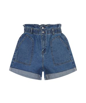 밑단롤업 데님 반바지_VB38DLU202Z