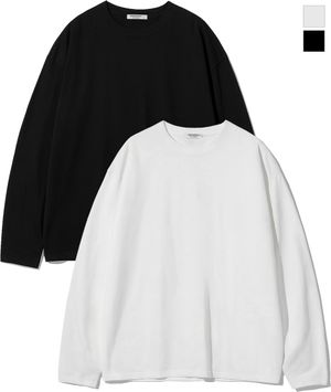 베이직 오버핏 긴팔 티셔츠 2Color