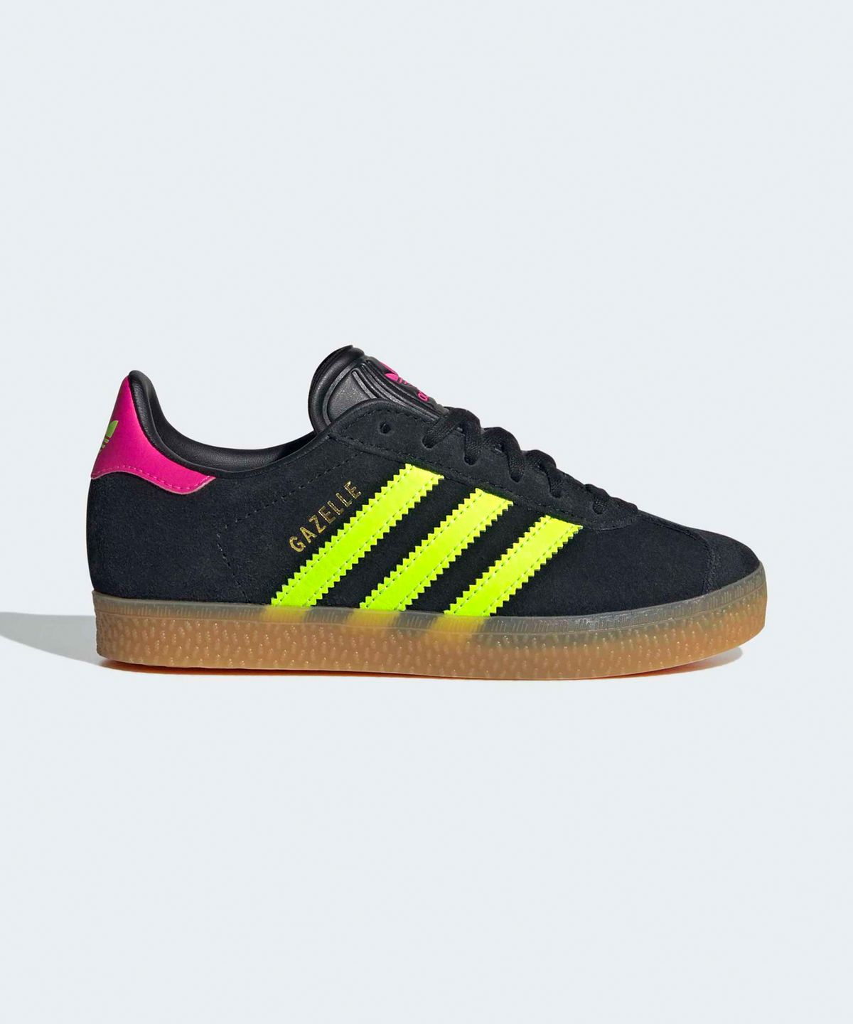 아디다스 키즈(ADIDAS KIDS) 가젤 키즈 - 블랙네온그린 / JQ6000