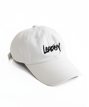빈티지 워시드 캘리그래피 볼캡[화이트]