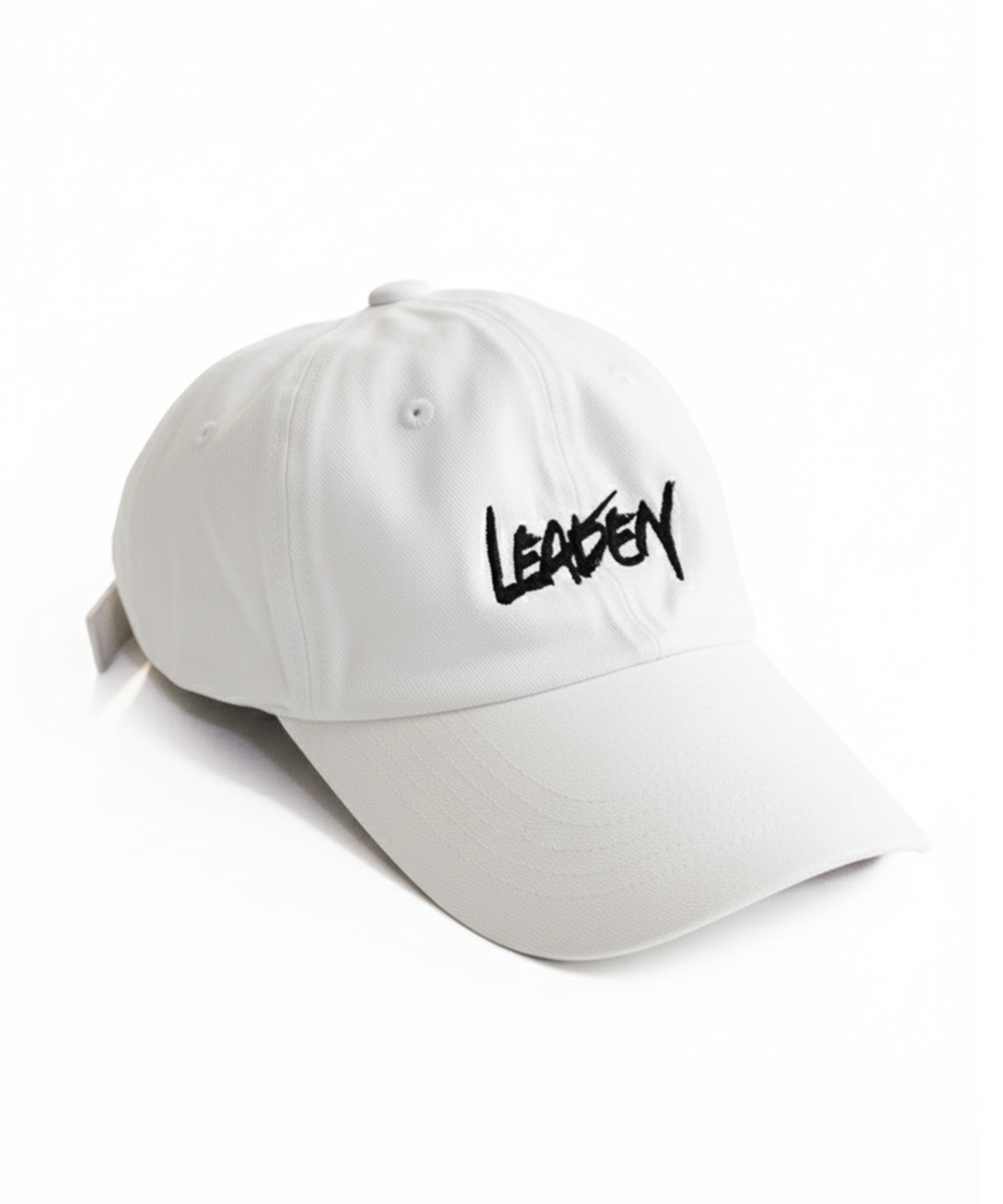 리든(LEADEN) 빈티지 워시드 캘리그래피 볼캡[화이트]