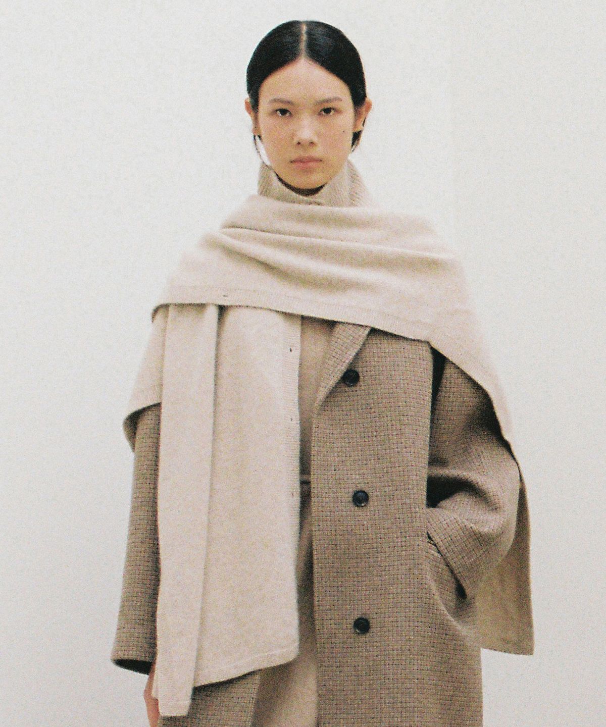오떼뜨(OCTETTE) WOOL CAPE PULL-OVER KNIT_2COLOR