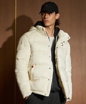 벌키 후디 패딩점퍼 유니 아이보리