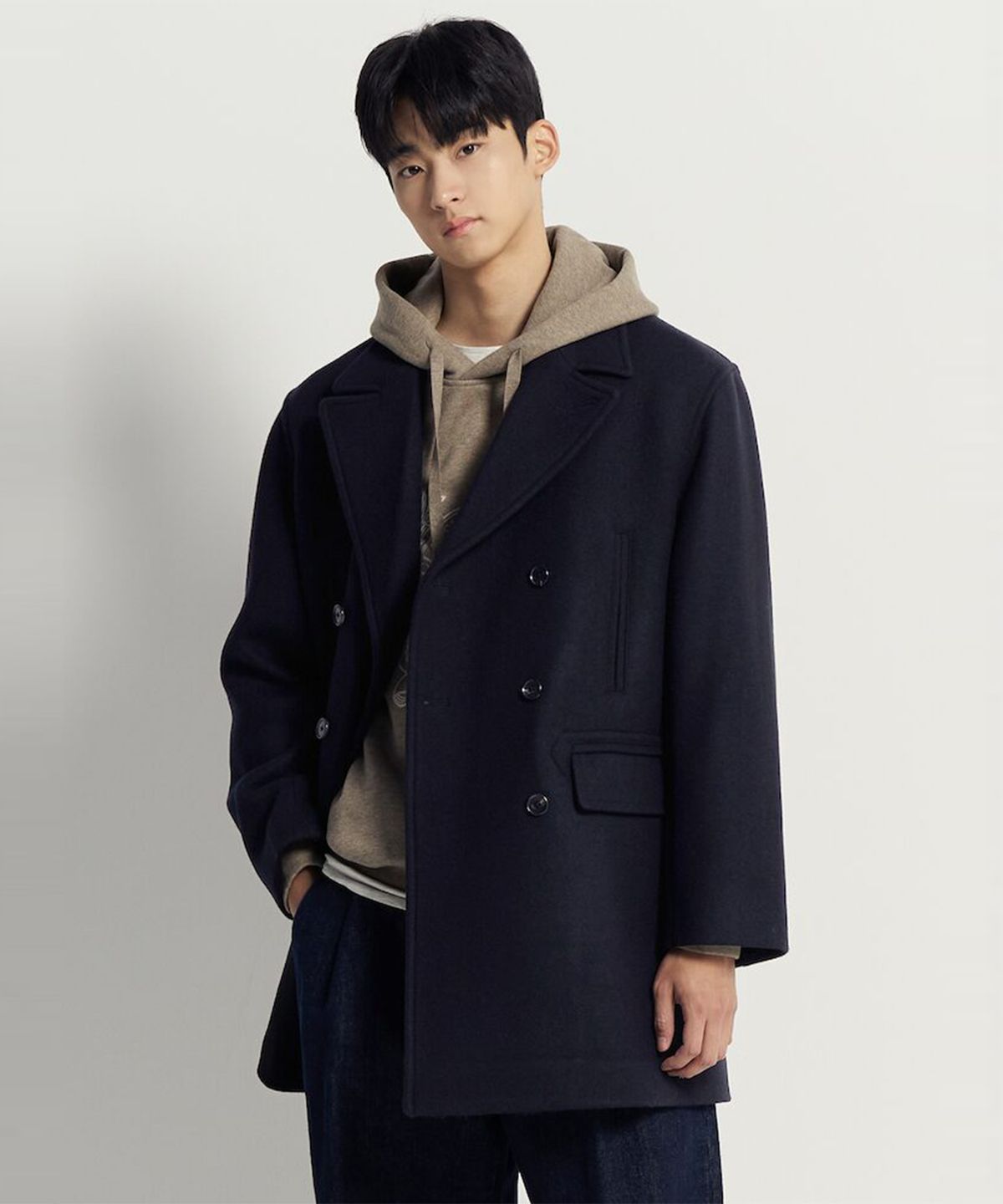 빈폴 멘(BEANPOLE MEN) 피코트  네이비