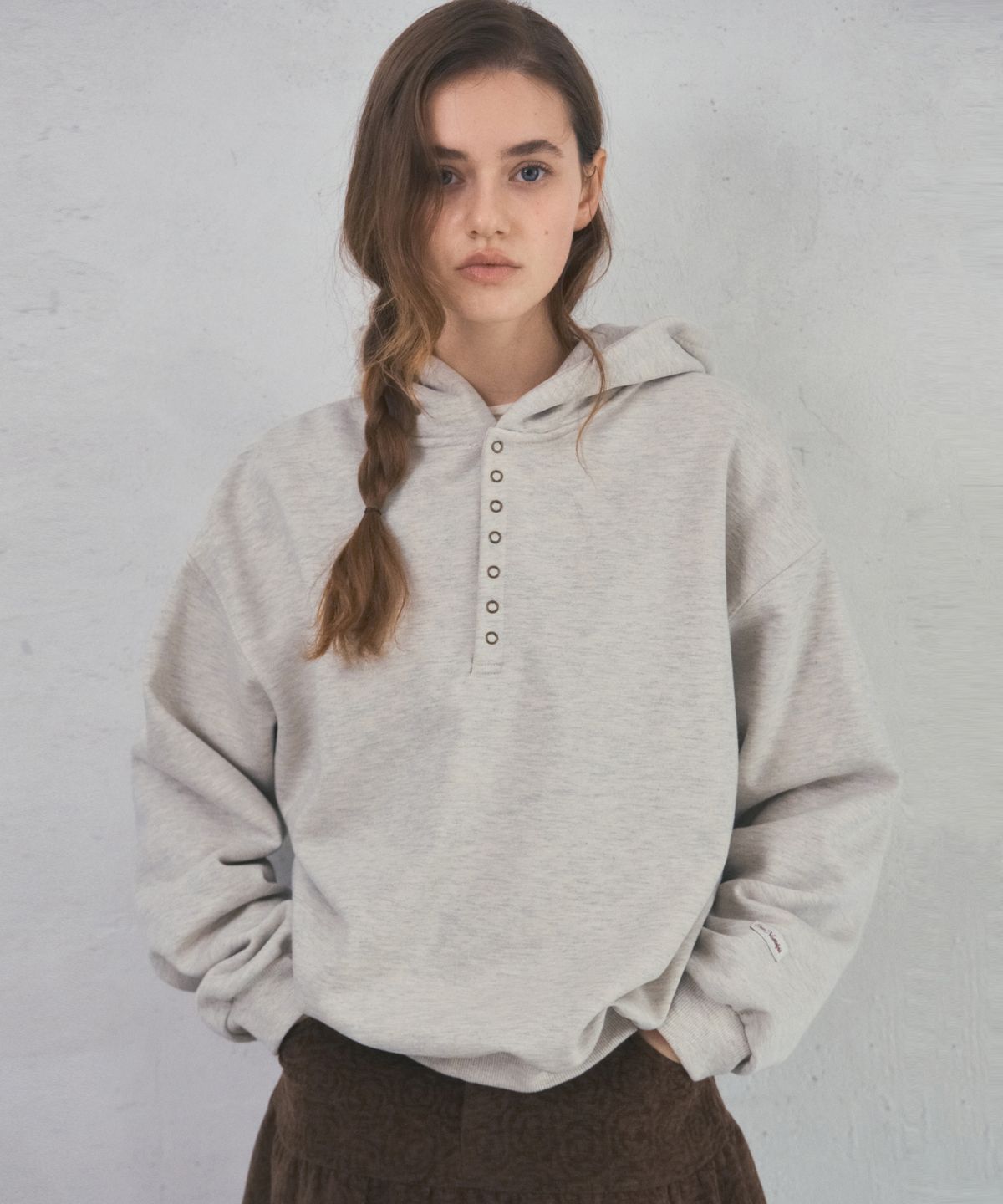 아우어노스텔지아(OURNOSTALGIA) Cozy Henry Hoodie_3color(O25-TP26)