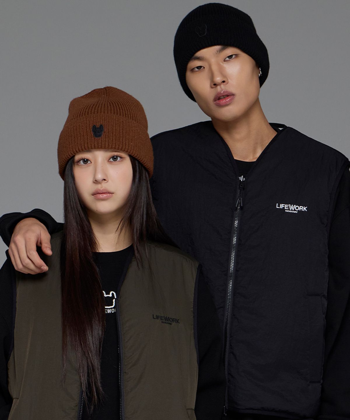 라이프워크(LIFEWORK) 실리콘 라독 와펜 베이직 비니