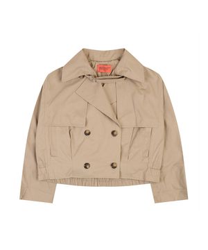 더블버튼 숏 트렌치 코트_VB3XBBUD01A