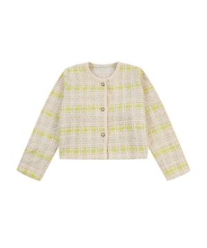 패턴디자인 트위드가디건_VB34CDQ301Z