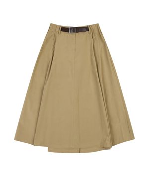 레더버클 플레어 스커트_VB3XSKMD02Z