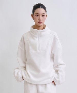 에어리 웜 플리스 하프 집업_4Colors