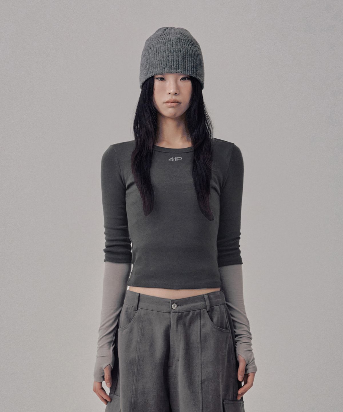 사일프레이(41PRAY) Echo Layer T-shirts Pack / Charcoal