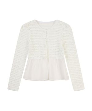 시스루 캉캉 블라우스_VB36BLQ301Z