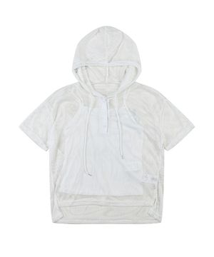 여성후드망사 반팔티셔츠_VB29TSQ306P