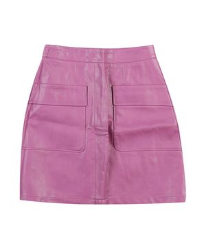 포켓디자인 미니 가죽스커트_VB29SKMD01Z