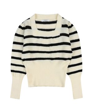 스트라이프 크롭니트_VB2YKTM305Z